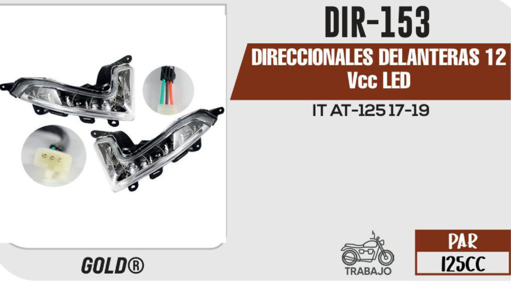 DIREECIONALES 12Vcc LED