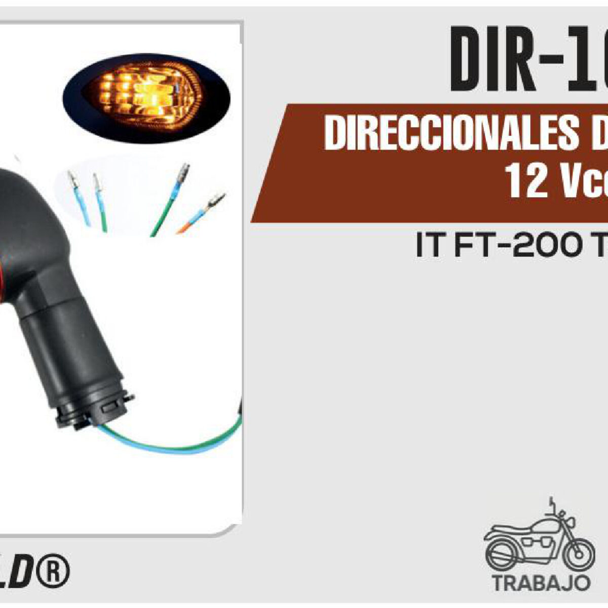 DIRECCIONALES DELANTERAS 12Vcc