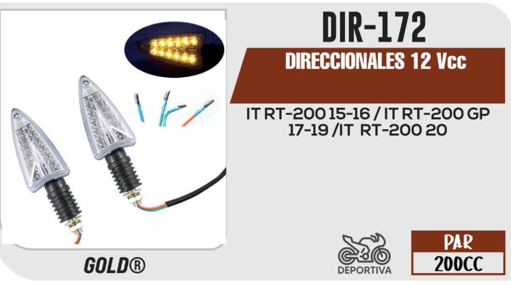 DIRECCIONALES 12Vcc
