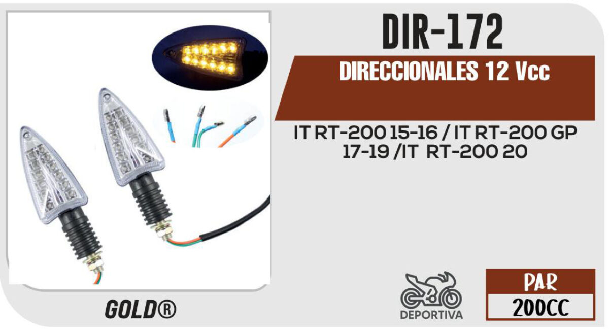DIRECCIONALES 12Vcc