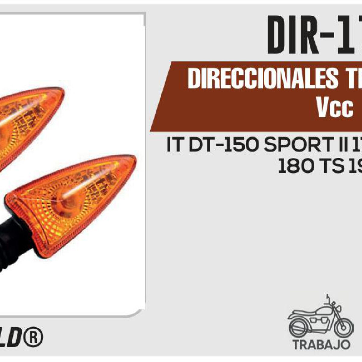 DIRECCIONALES TRASERAS 12Vcc