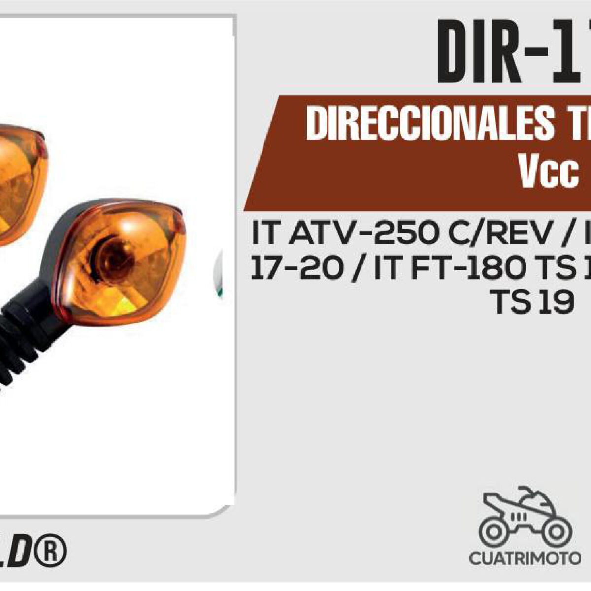 DIRECCIONALES DELANTERAS 12Vcc
