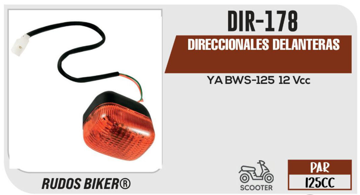 DIRECCIONALES DELANTERAS