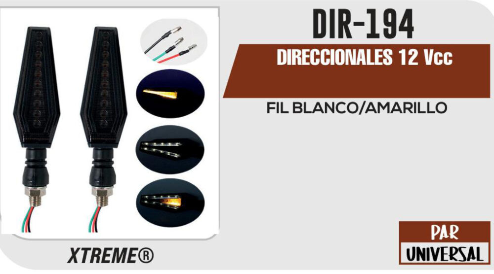 DIRECCIONALES 12Vcc