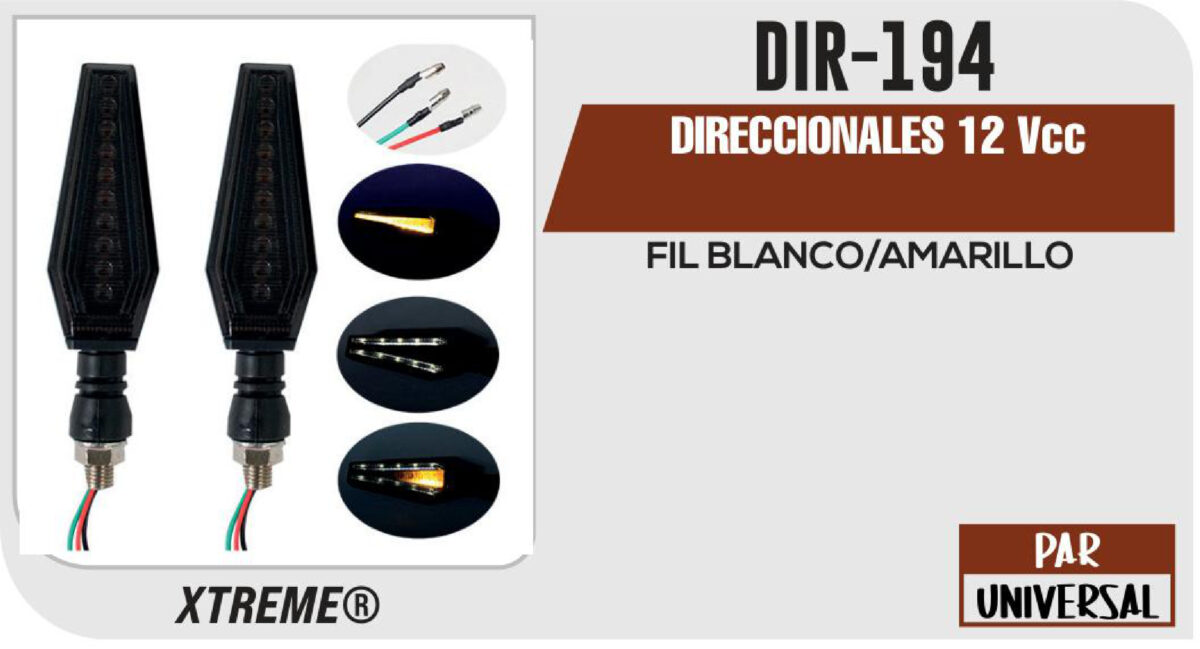 DIRECCIONALES 12Vcc
