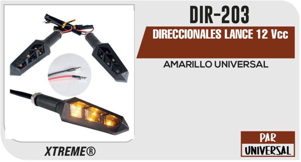 DIRECCIONALES LANCE 12Vcc
