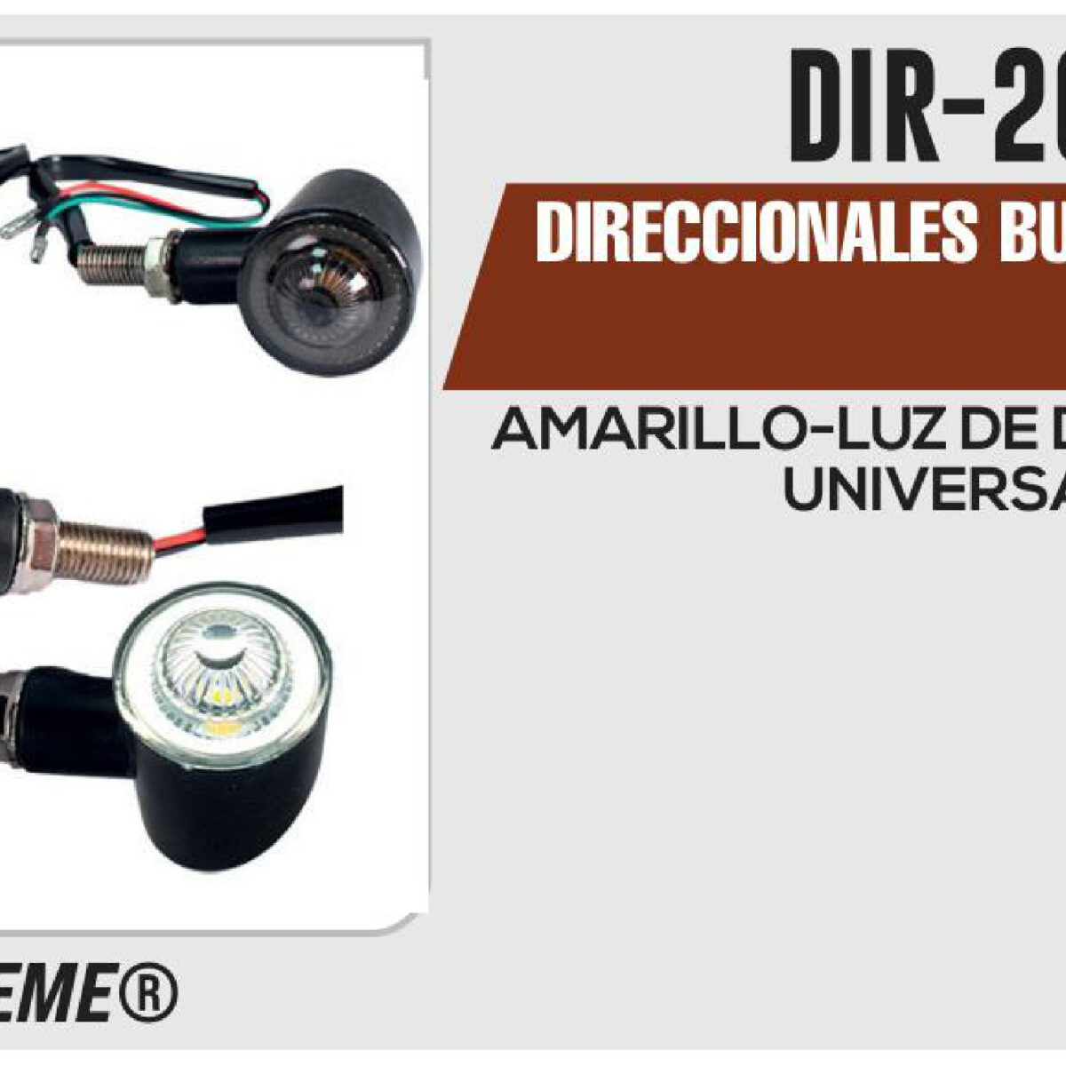 DIRECCIONALES BULLET 12Vcc