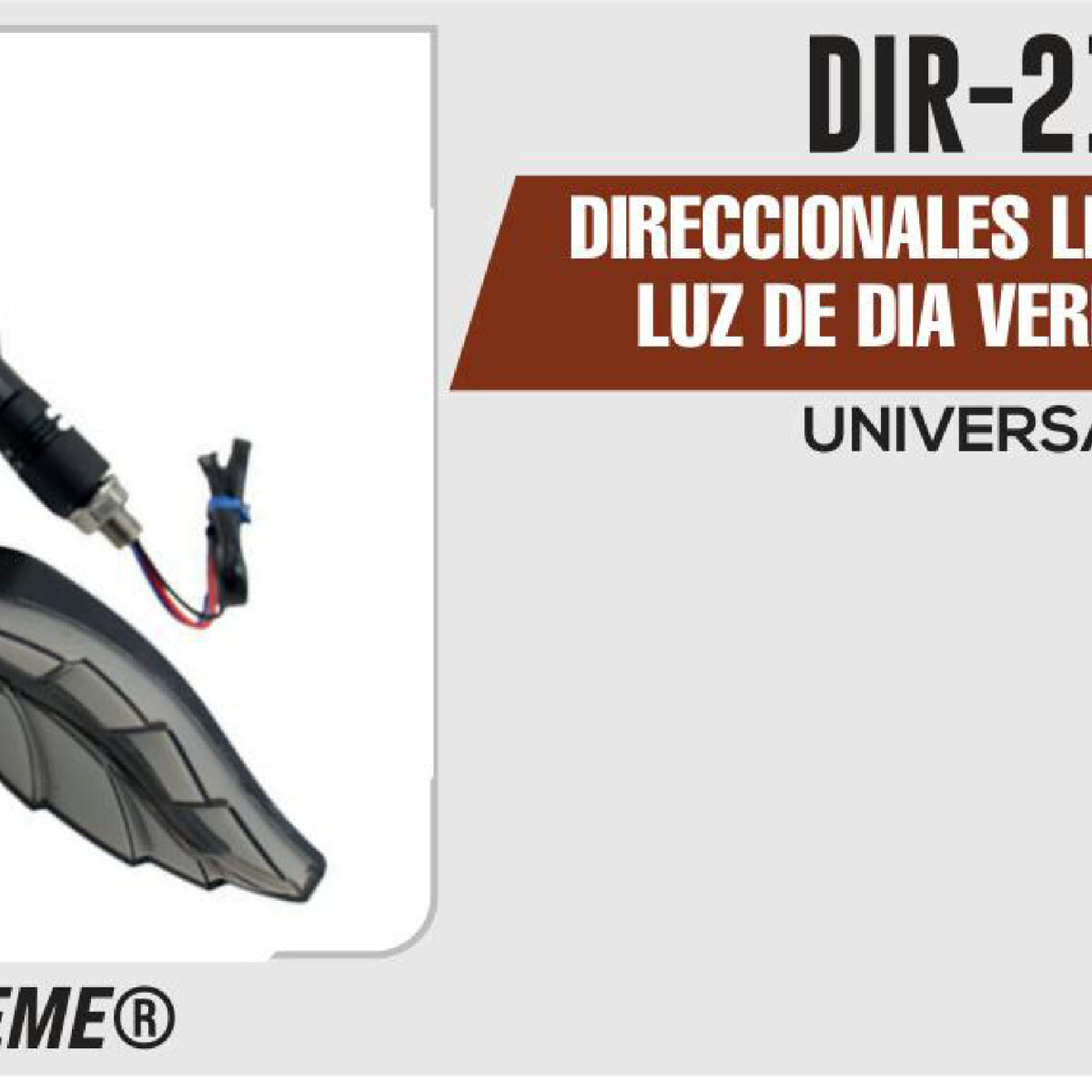 DIRECCIONALES LIMBO 12Vcc LUZ DE DIA VERDE Y AZUL