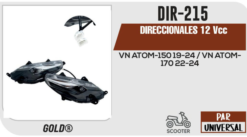 DIRECCIONALES 12Vcc