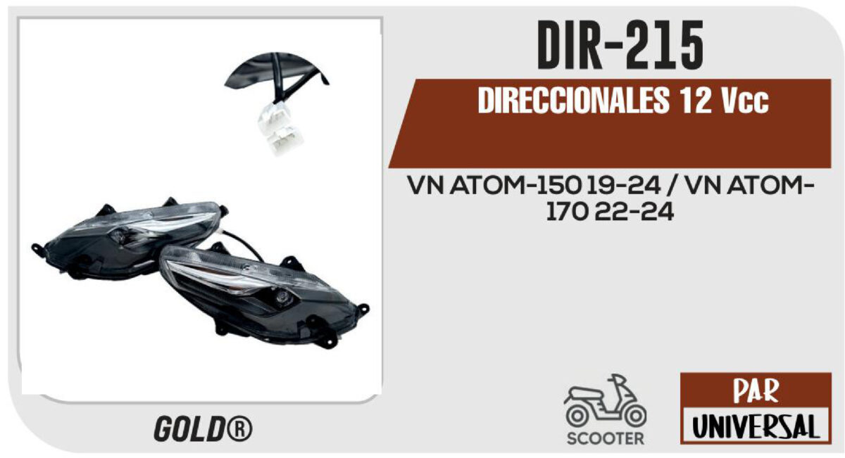 DIRECCIONALES 12Vcc