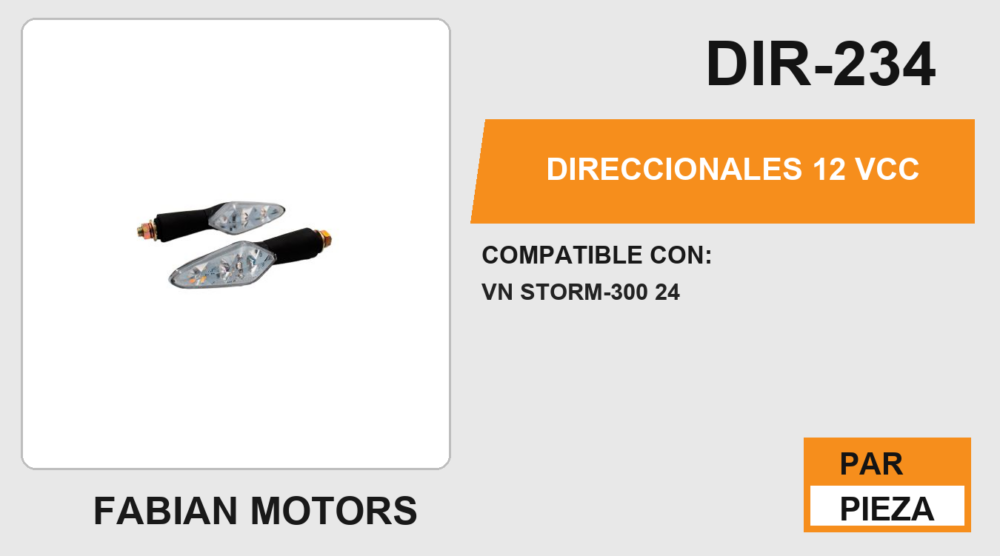 DIRECCIONALES 12Vcc
