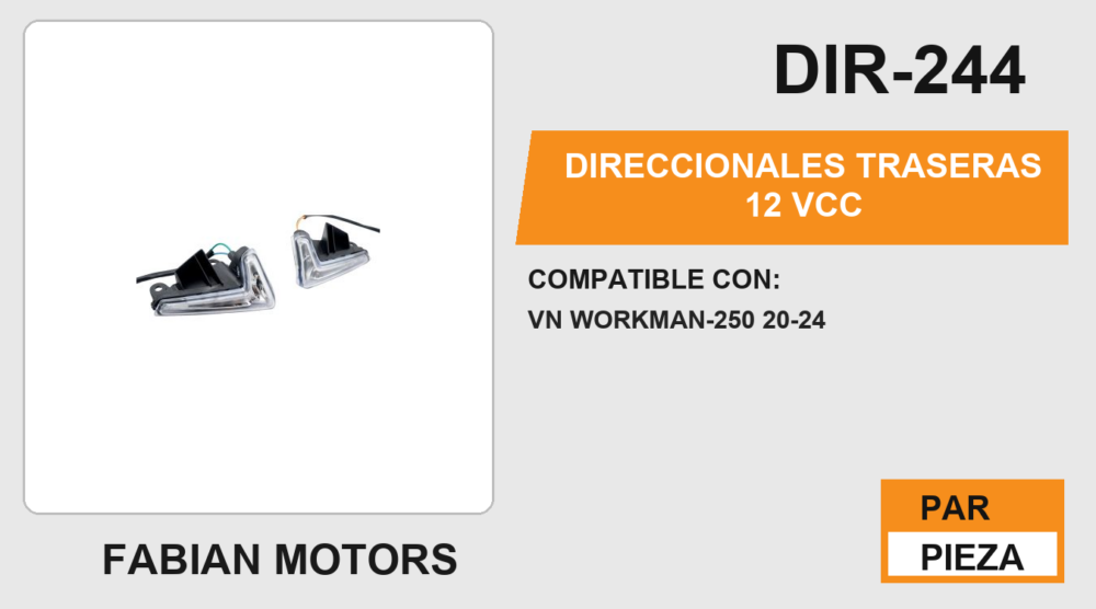 LUZ LED TANQUE DE GASOLINA 12Vcc