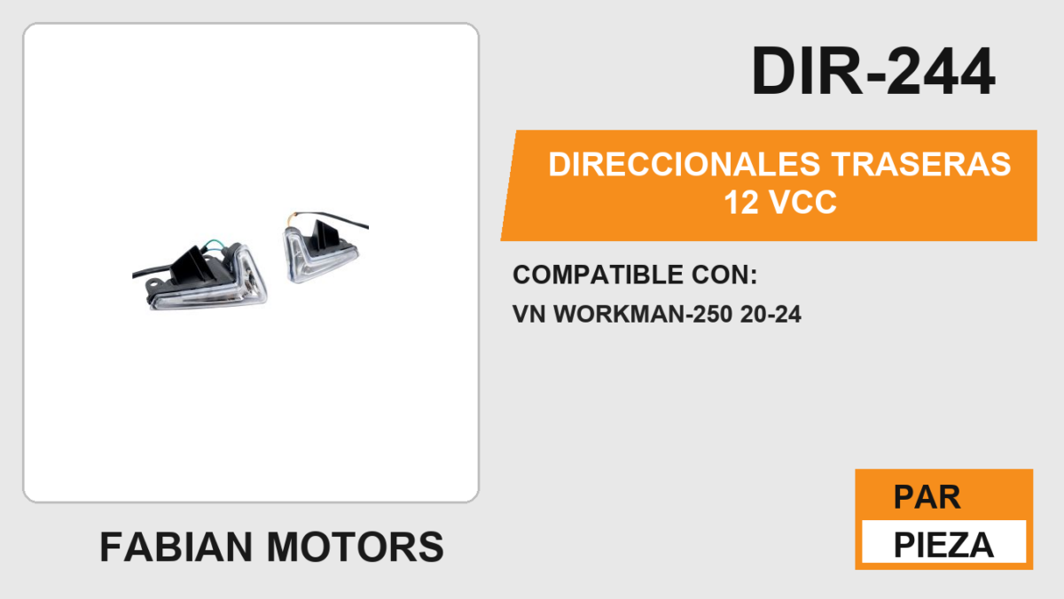 LUZ LED TANQUE DE GASOLINA 12Vcc