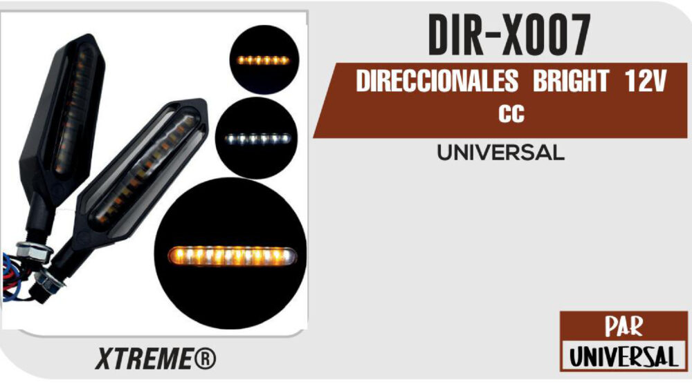 DIRECCIONALES BRIGHT 12Vcc
