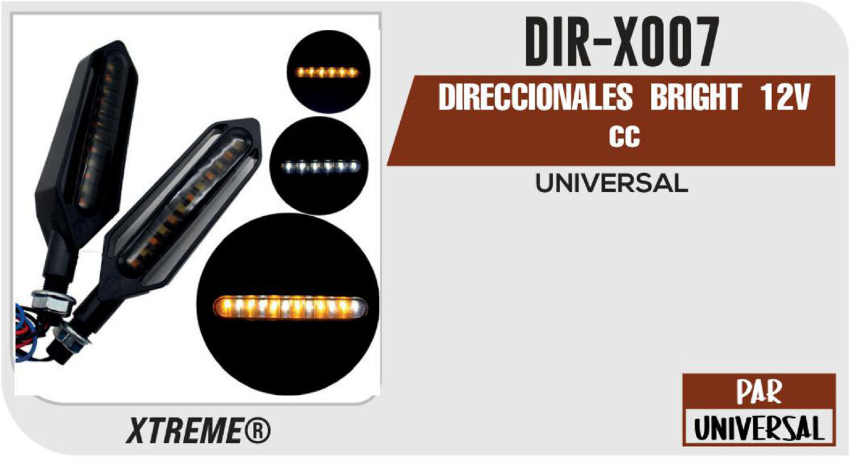 DIRECCIONALES BRIGHT 12Vcc