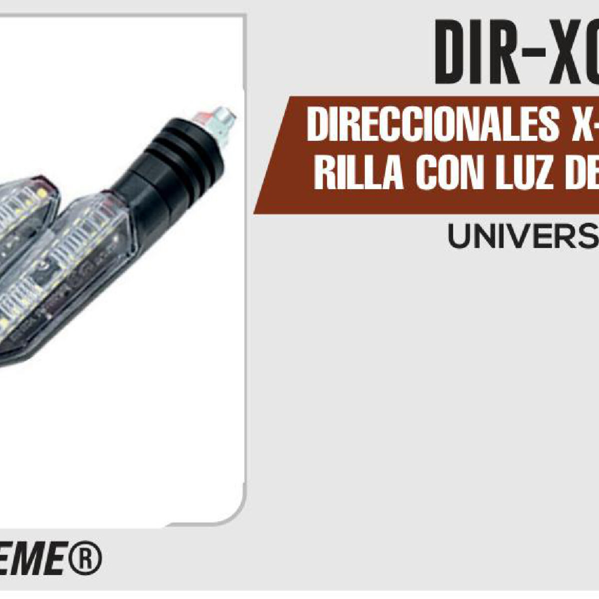 DIRECCIONALES X-30 LUZ AMARILLA CON LUZ DE DIA BLANCA