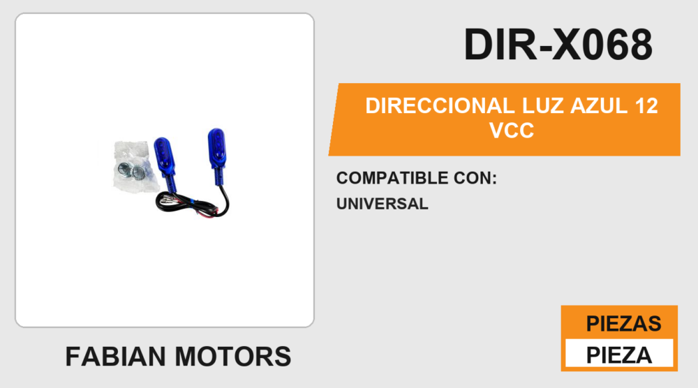 DIRECCIONALES LED SKULL RED LUZ BLANCA CON LUZ ROJA  Y SEC AMBAR 12 Vcc