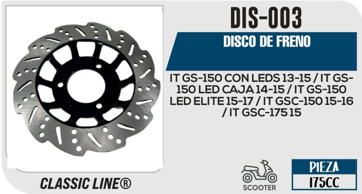 DISCO DE FRENO