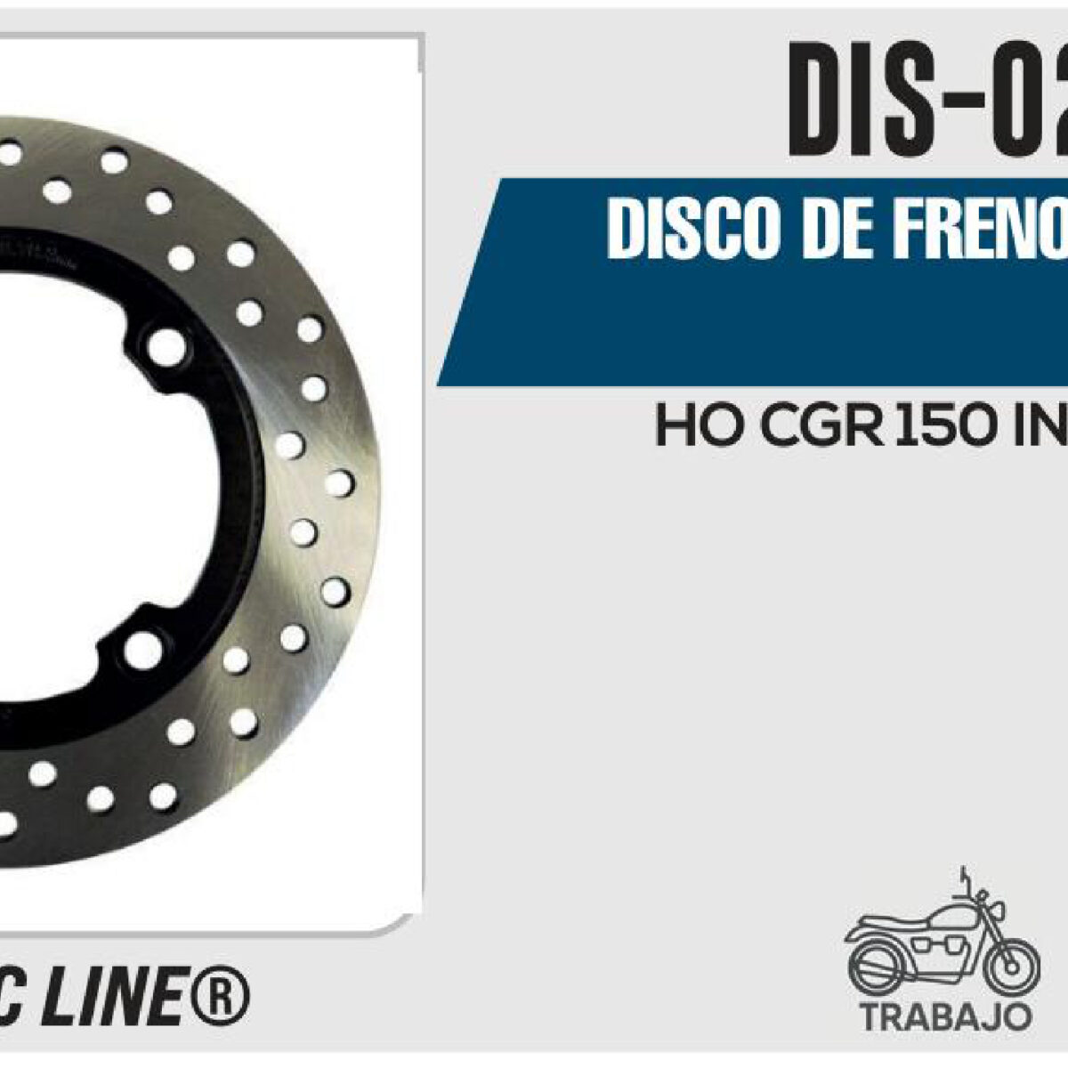DISCO DE FRENO TRASERO