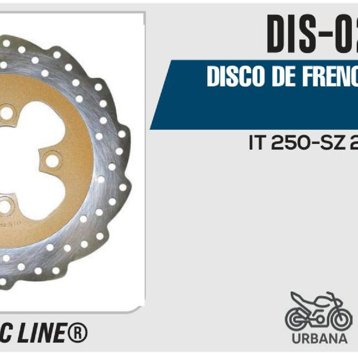 DISCO DE FRENO TRASERO