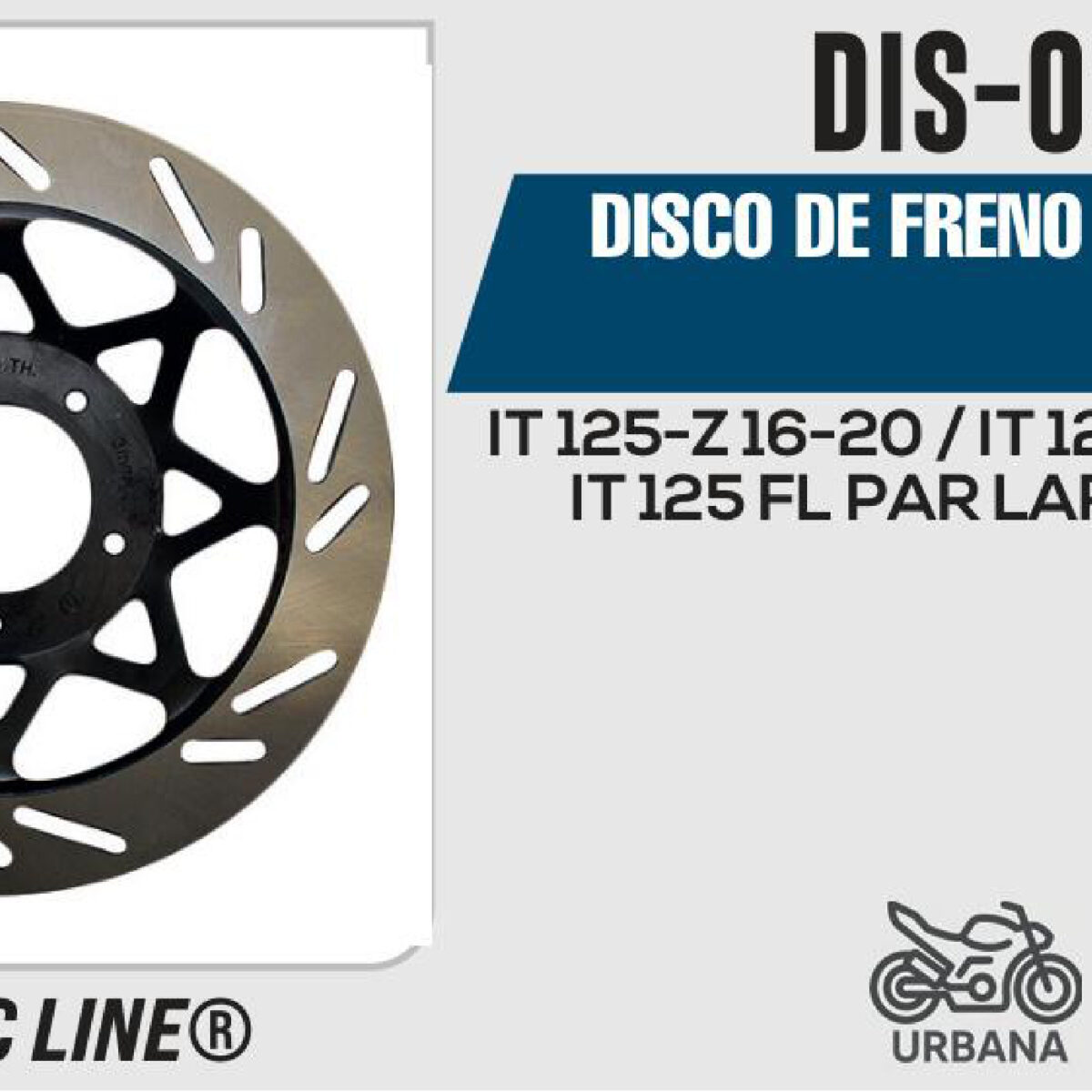 DISCO DE FRENO DELANTERO