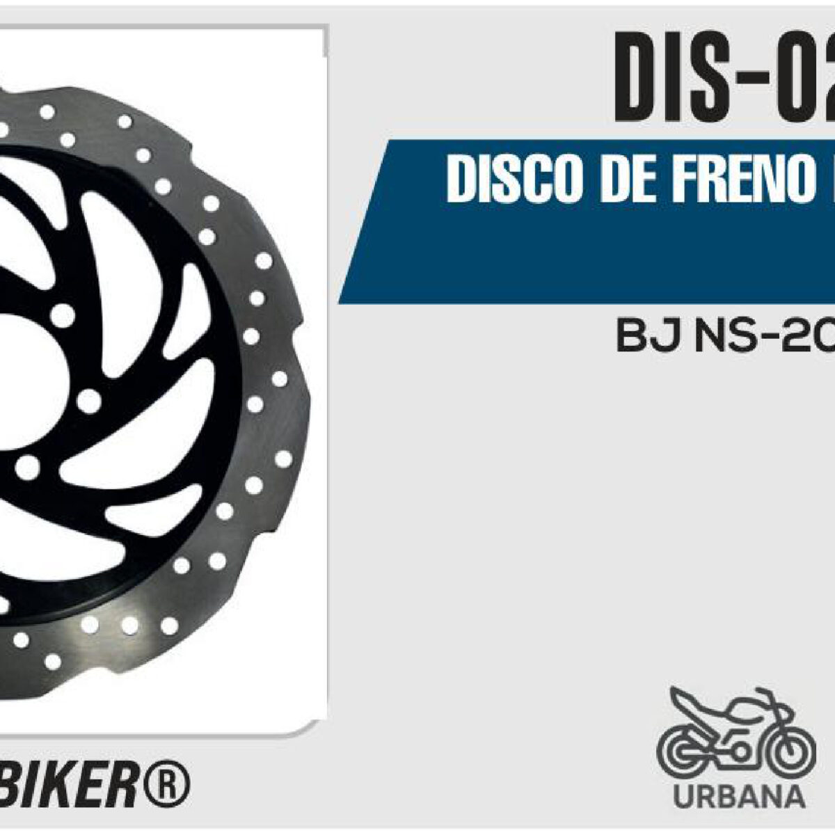 DISCO DE FRENO DELANTERO