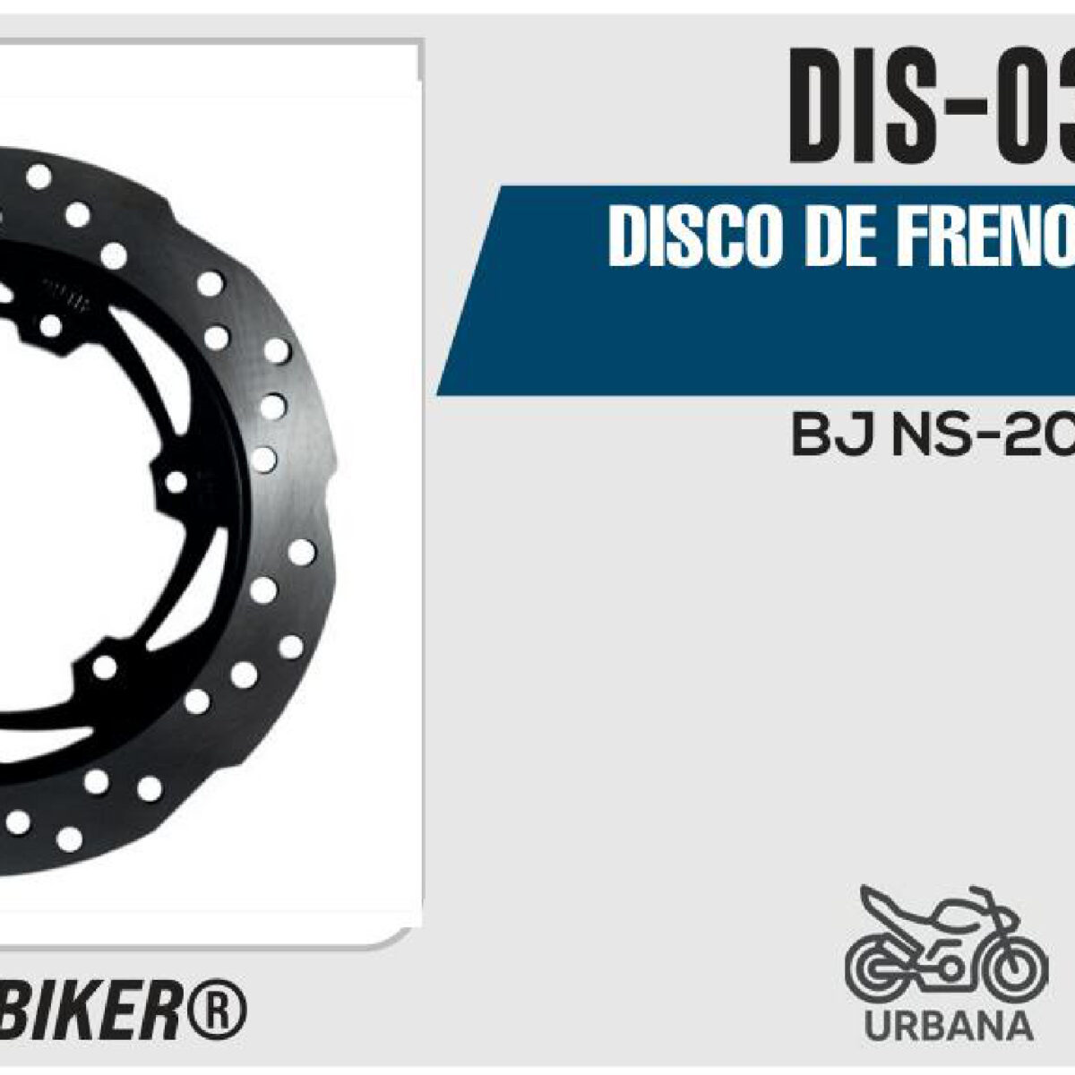 DISCO DE FRENO TRASERO