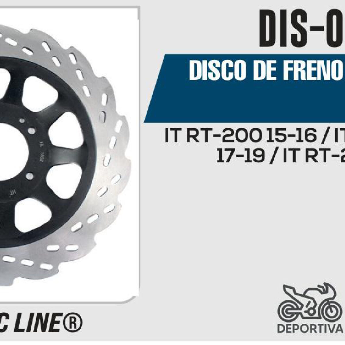 DISCO DE FRENO DELANTERO