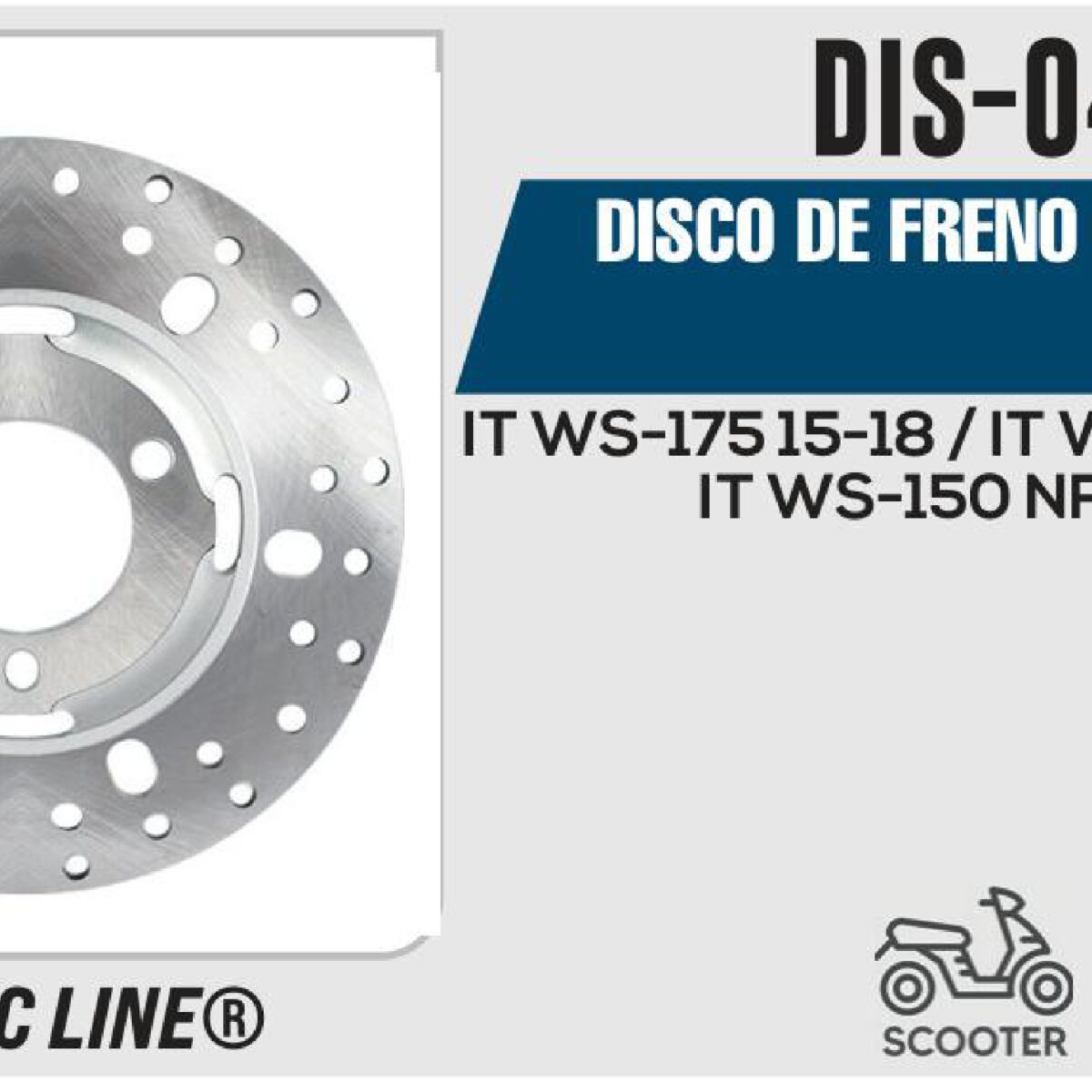 DISCO DE FRENO DELANTERO