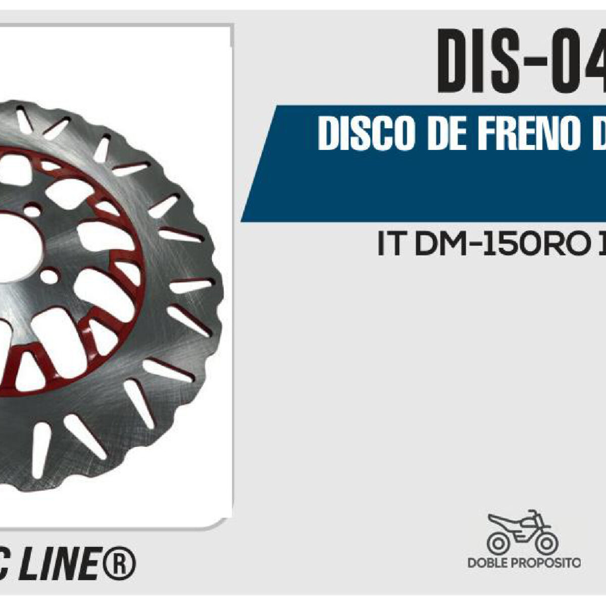 DISCO DE FRENO DELANTERO