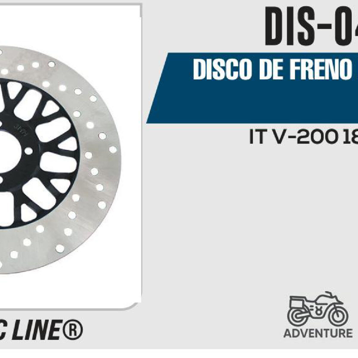 DISCO DE FRENO DELANTERO