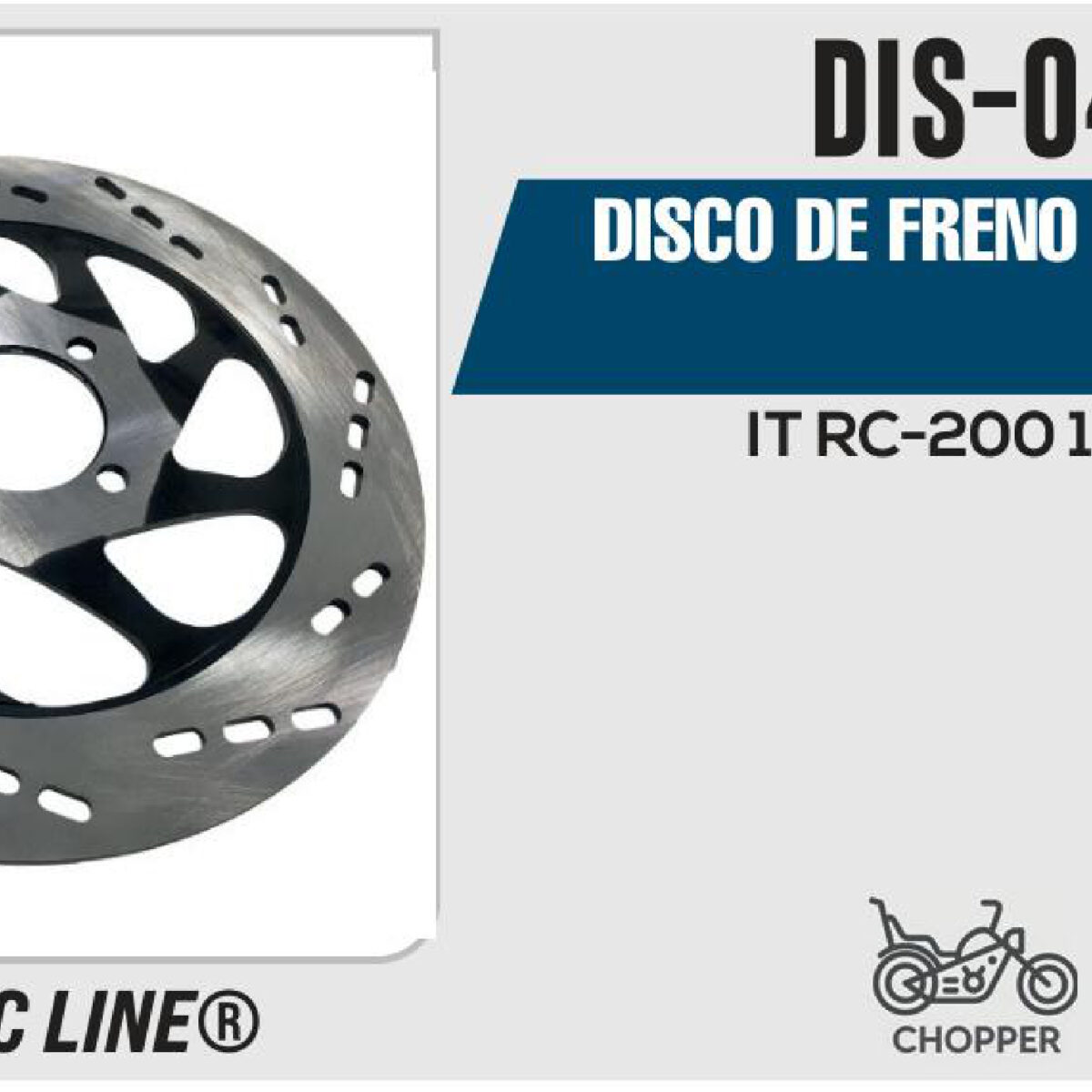 DISCO DE FRENO DELANTERO