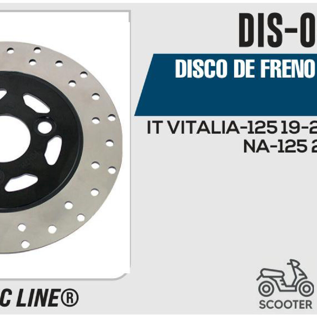 DISCO DE FRENO DELANTERO