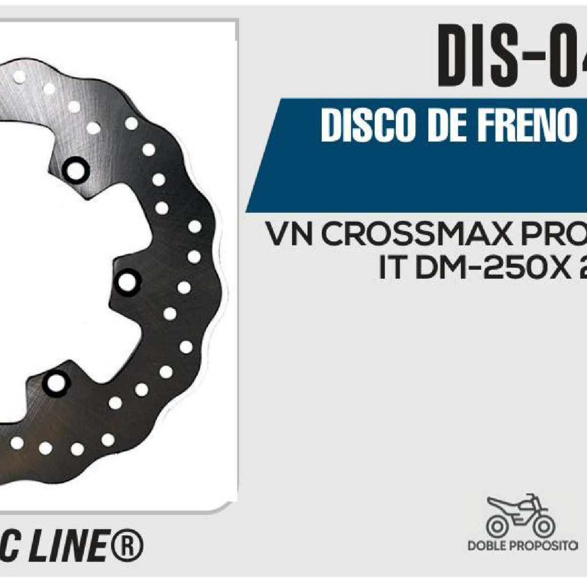 DISCO DE FRENO DELANTERO