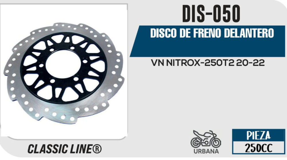 DISCO DE FRENO DELANTERO