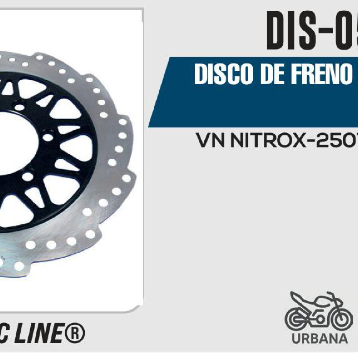 DISCO DE FRENO DELANTERO