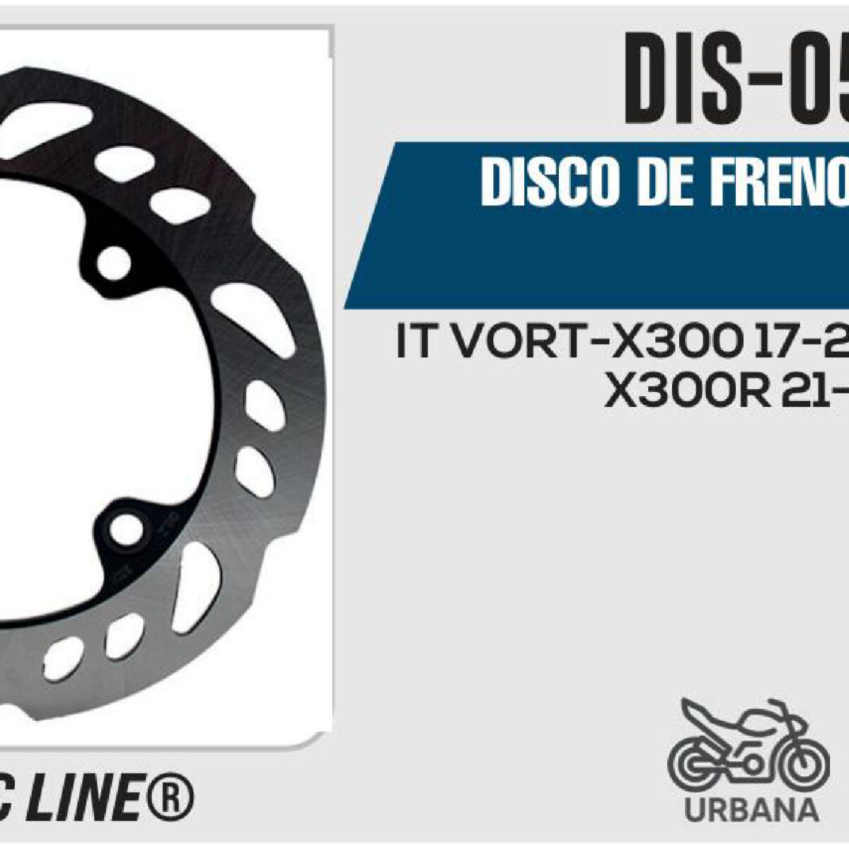 DISCO DE FRENO TRASERO