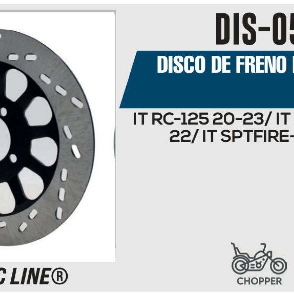 DISCO DE FRENO DELANTERO