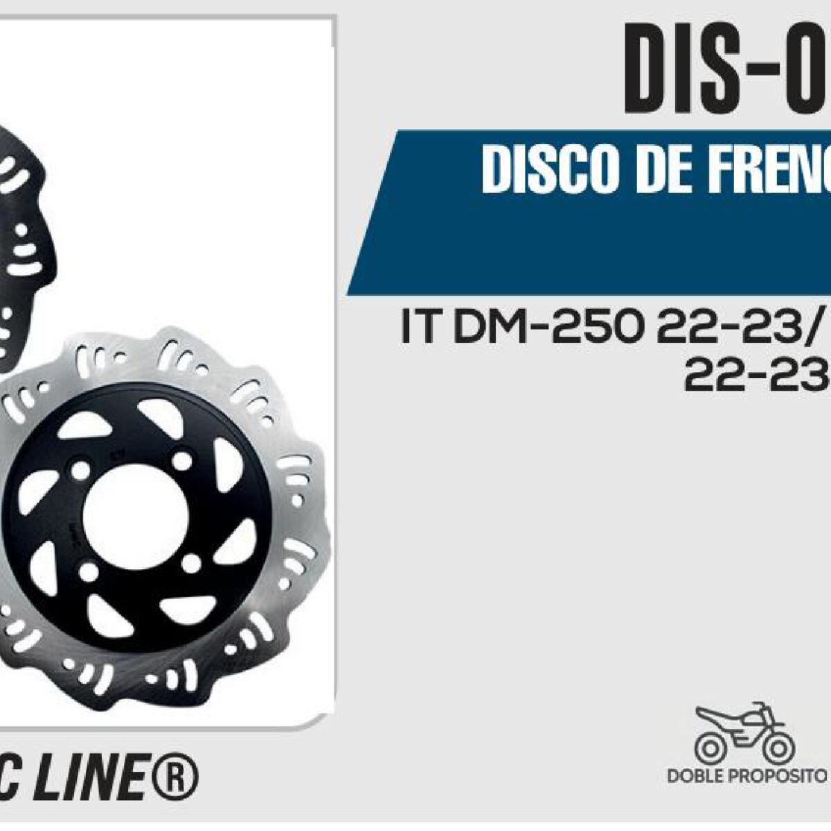 DISCO DE FRENO TRASERO