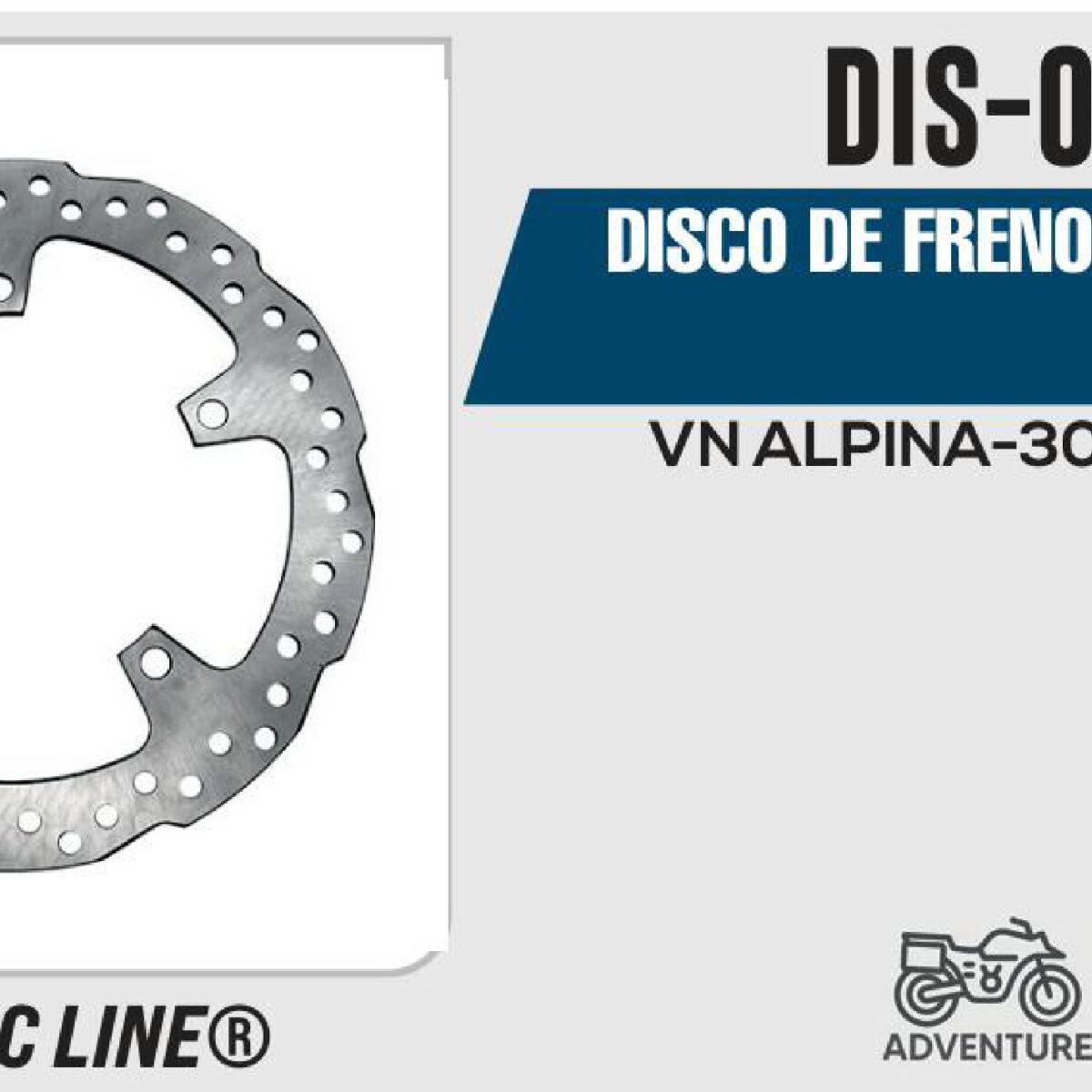 DISCO DE FRENO DELANTERO