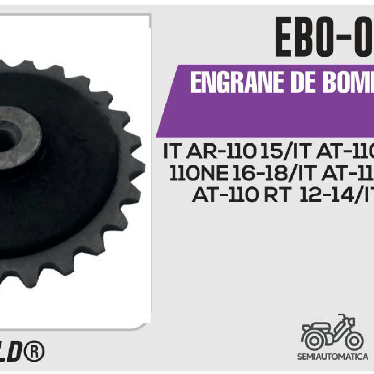 ENGRANE DE BOMBA DE ACEITE
