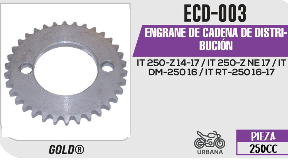 ENGRANE DE CADENA DE DISTRIBUCIÓN