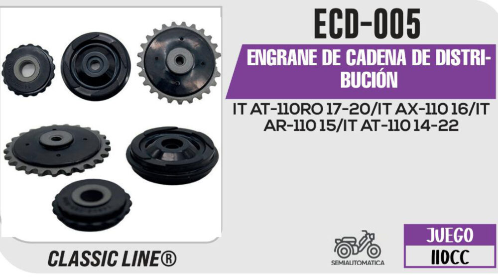ENGRANE DE CADENA DE DISTRIBUCIÓN