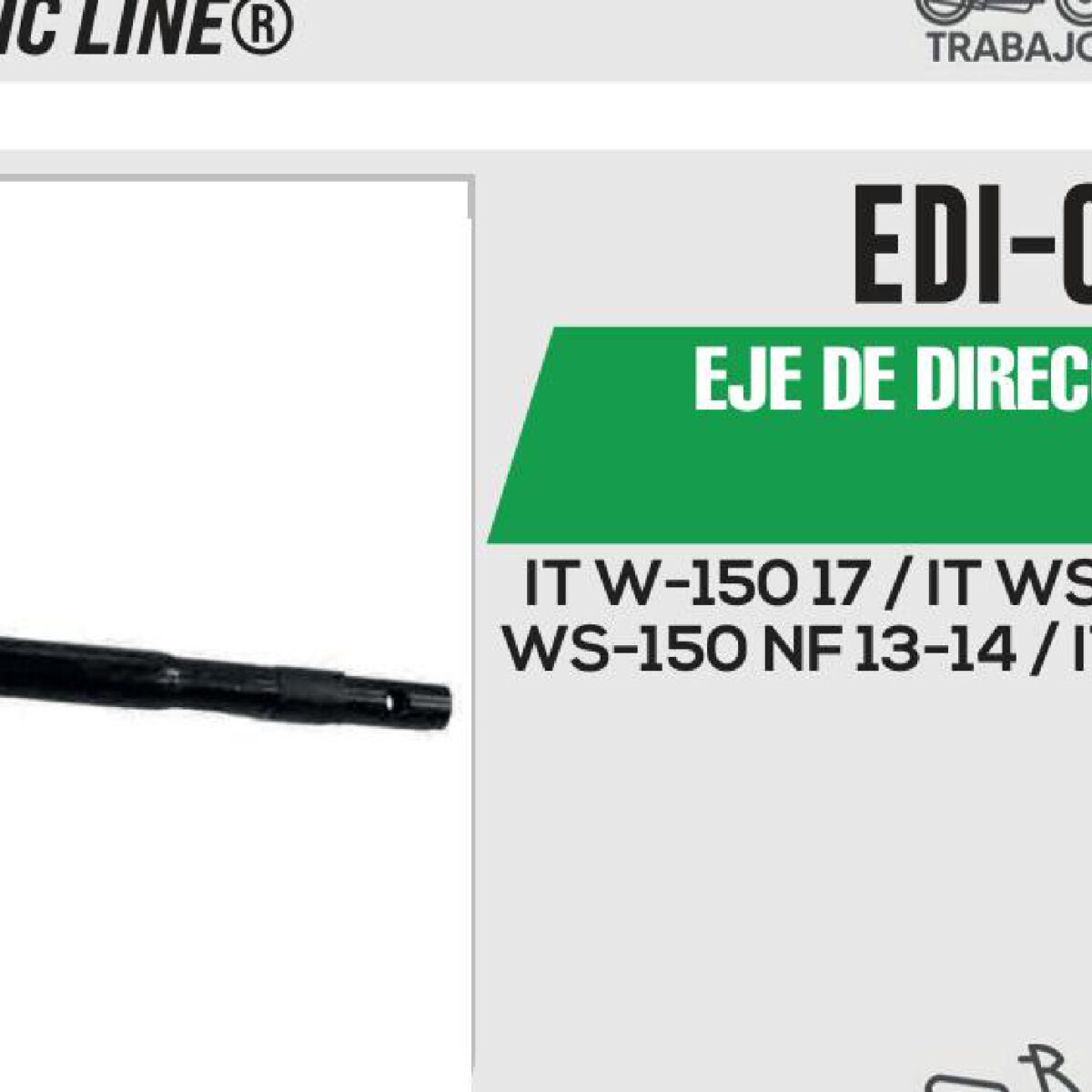 EJE DE DIRECCION YUGO