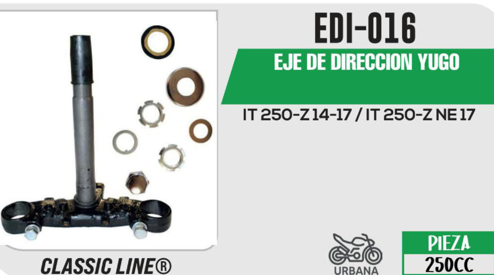 EJE DE DIRECCION YUGO