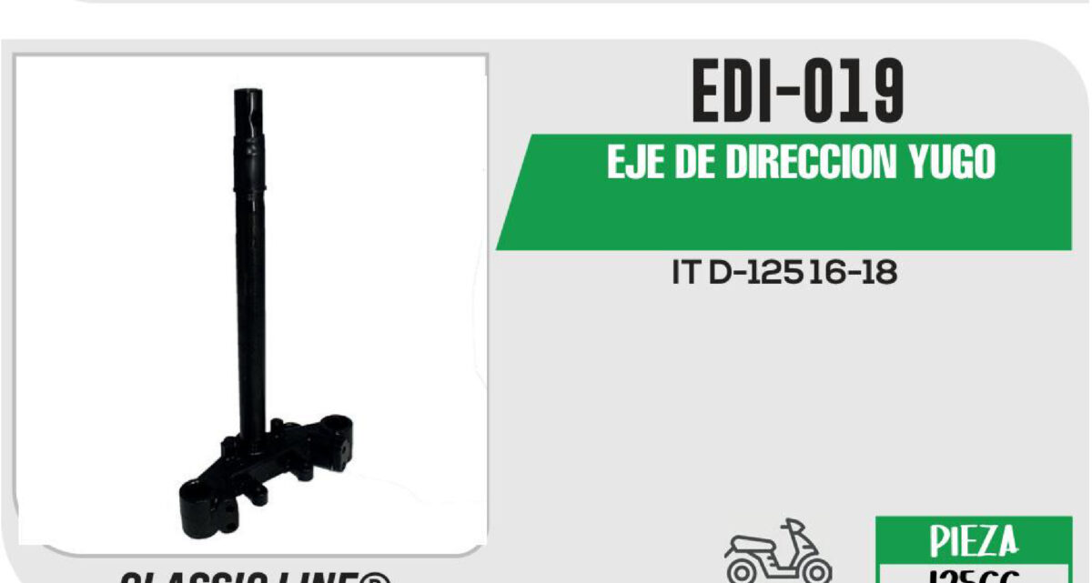 EJE DE DIRECCION YUGO