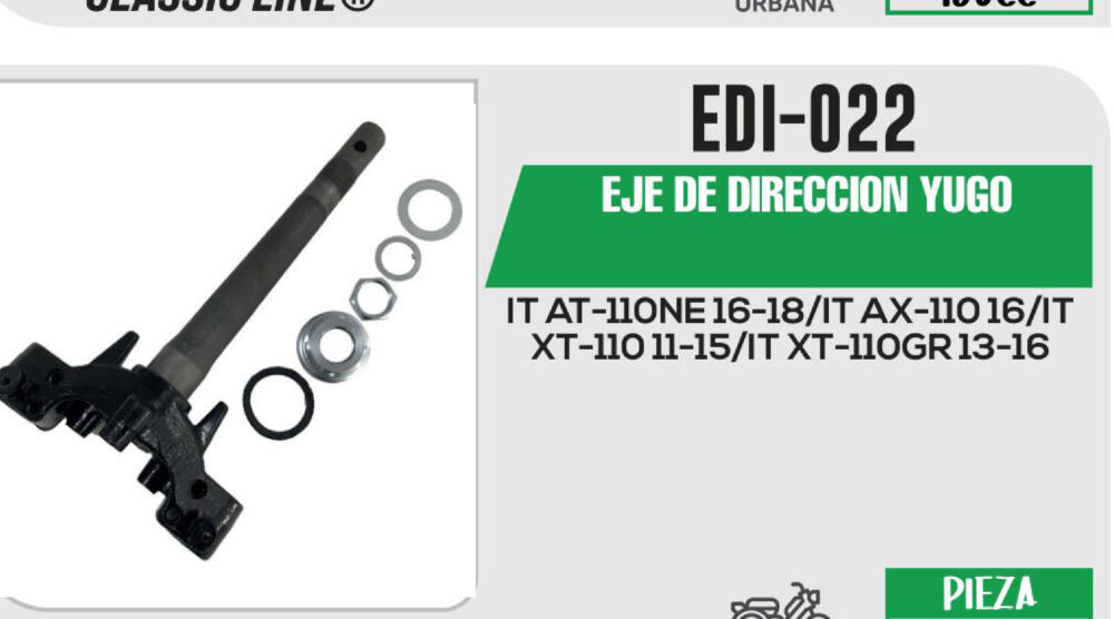 EJE DE DIRECCION YUGO