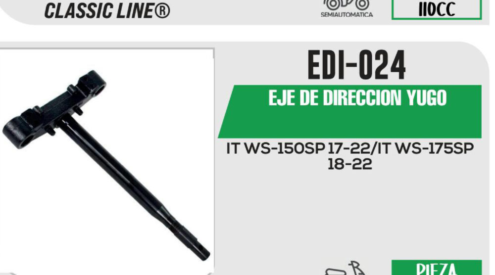 EJE DE DIRECCION YUGO