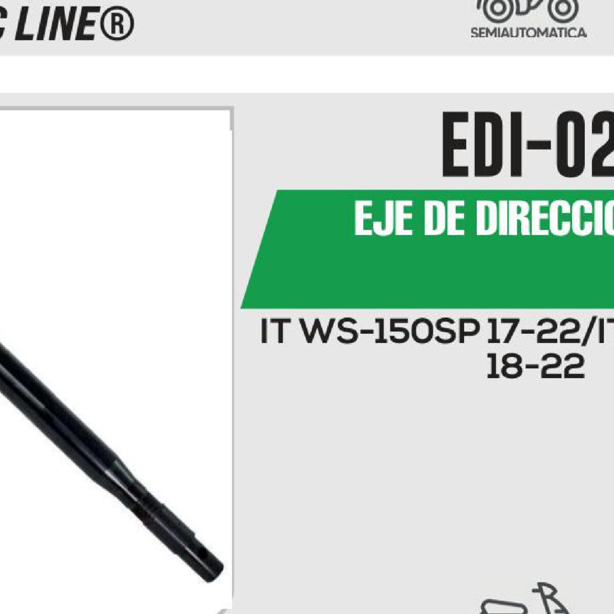 EJE DE DIRECCION YUGO