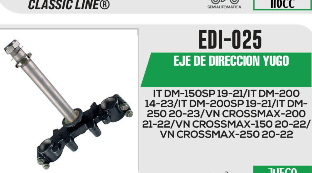 EJE DE DIRECCION